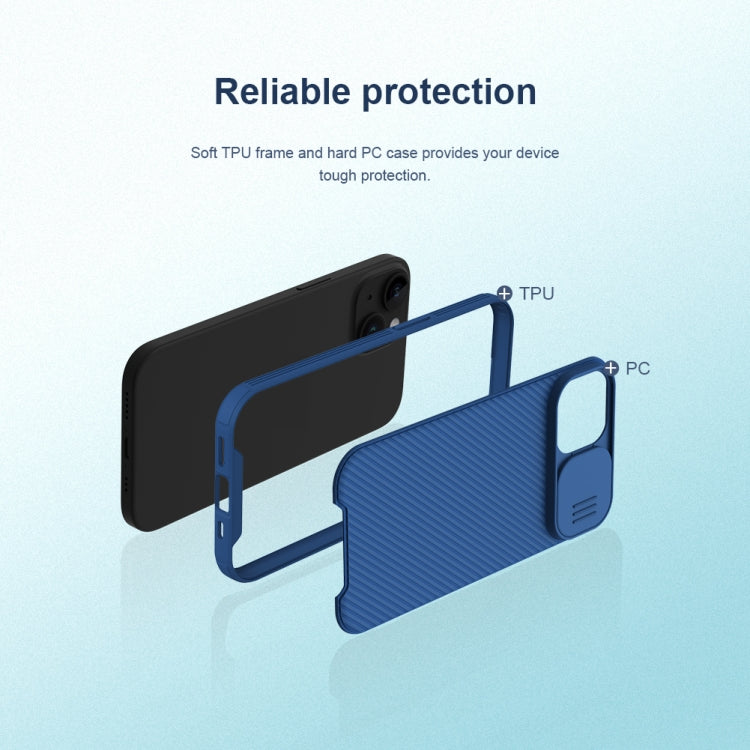 For iPhone 15 Plus NILLKIN CamShield Pro PC Phone Case(Green) - free shipping - PMC TechLife - Order now!