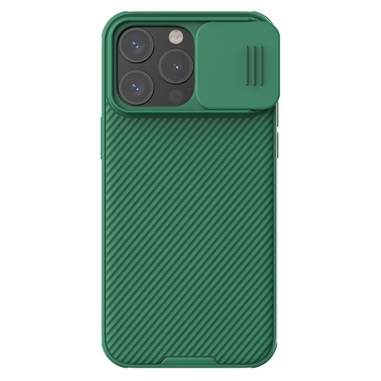 For iPhone 15 Pro Max NILLKIN CamShield Pro PC Phone Case(Green) - iPhone 15 Pro Max Cases by NILLKIN | Online Shopping South Africa | PMC Jewellery