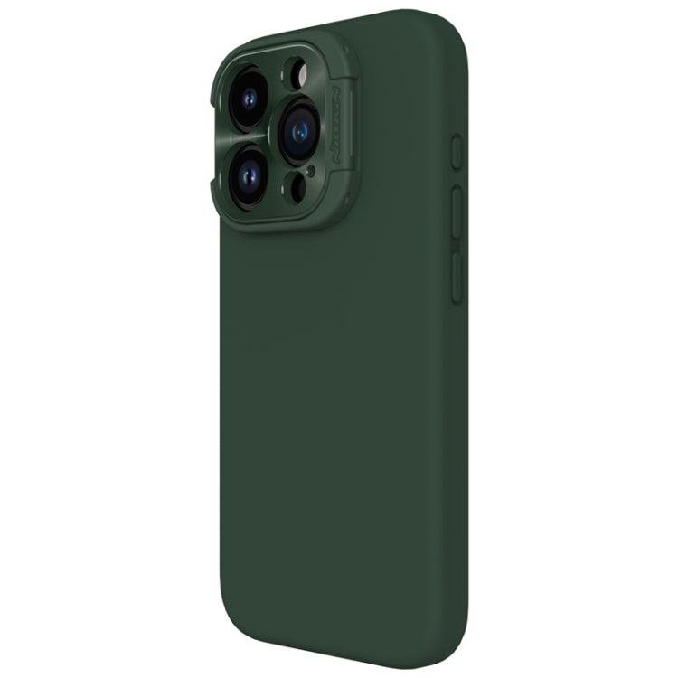 For iPhone 15 Pro NILLKIN Lens Wing Magsafe Magnetic Phone Case(Green) - free shipping - PMC TechLife - Order now!