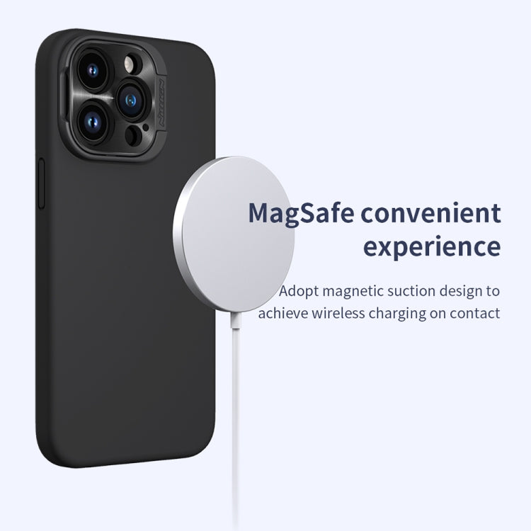 For iPhone 15 Pro Max NILLKIN Lens Wing Magsafe Magnetic Phone Case(Purple) - iPhone 15 Pro Max Cases by NILLKIN | Online Shopping South Africa | PMC TechLife | Buy Now Pay Later Mobicred