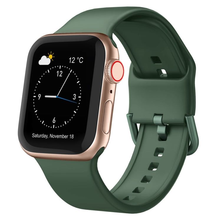 For Apple Watch Series 4 40mm Pin Buckle Silicone Watch Band(Clover) - free shipping - PMC TechLife - Order now!