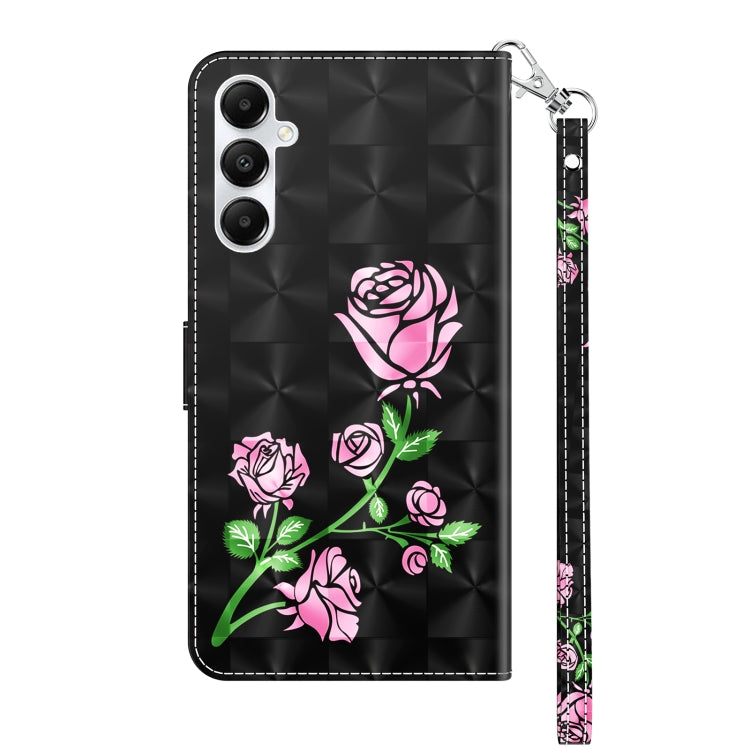 For Samsung Galaxy A05s 3D Painted Leather Phone Case(Rose) - free shipping - PMC TechLife - Order now!