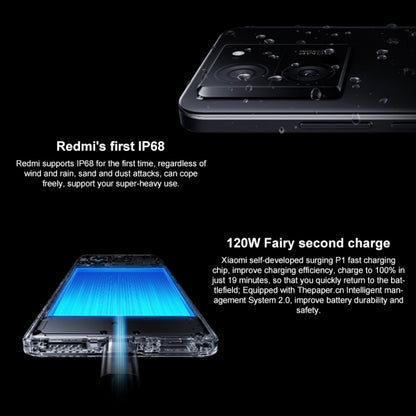 Xiaomi Redmi K60 Ultra 5G, 16GB+256GB,  6.67 inch MIUI 14 Mediatek Dimensity 9200+ Octa Core up to 3.35GHz, NFC, Network: 5G(Black) - Xiaomi Redmi by Xiaomi | Online Shopping South Africa | PMC Jewellery
