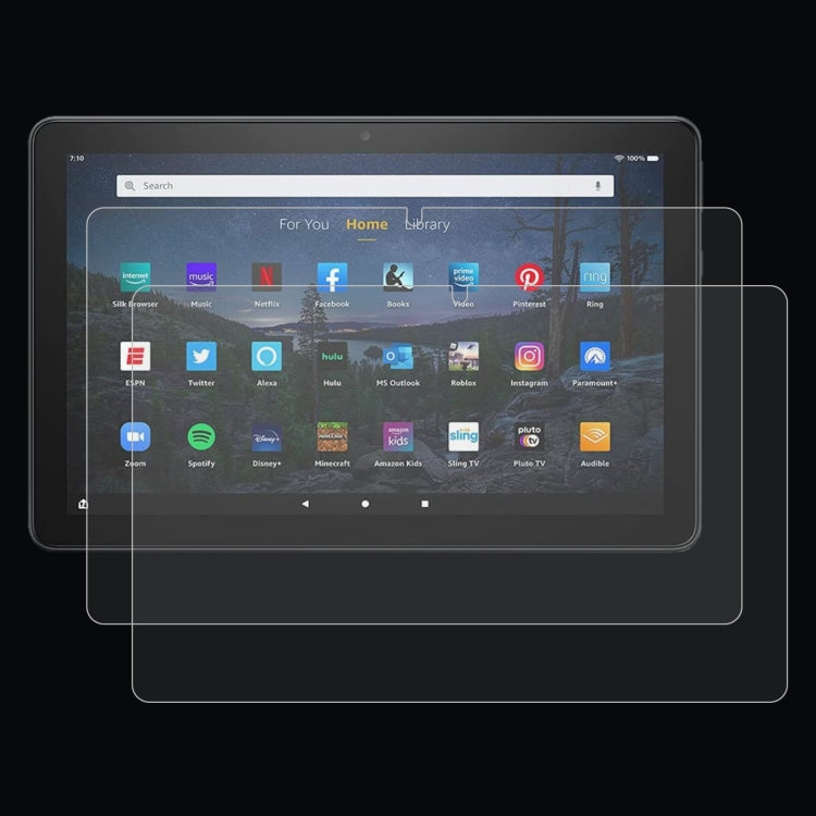 For Amazon Fire HD10 2023 / 2021 2pcs 9H 0.3mm Explosion-proof Tempered Glass Film - free shipping - PMC TechLife - Order now!