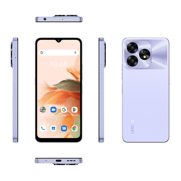 UMIDIGI A15C, 8GB+128GB, Face ID & Side Fingerprint Identification, 6.7 inch Android 13 Unisoc T606 Octa Core, Network: 4G, NFC, OTG(Lavender Purple) - UMIDIGI by UMIDIGI | Online Shopping South Africa | PMC Jewellery | Buy Now Pay Later Mobicred