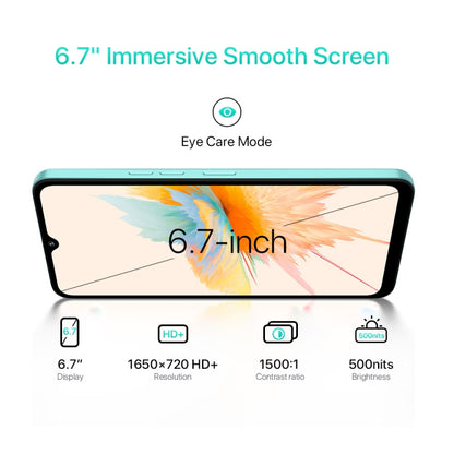 [HK Warehouse] UMIDIGI A15, 8GB+256GB, Face ID & Side Fingerprint Identification, 6.7 inch Android 13 Unisoc T616 Octa Core, Network: 4G, NFC, OTG(Graphite Black) - UMIDIGI by UMIDIGI | Online Shopping South Africa | PMC Jewellery