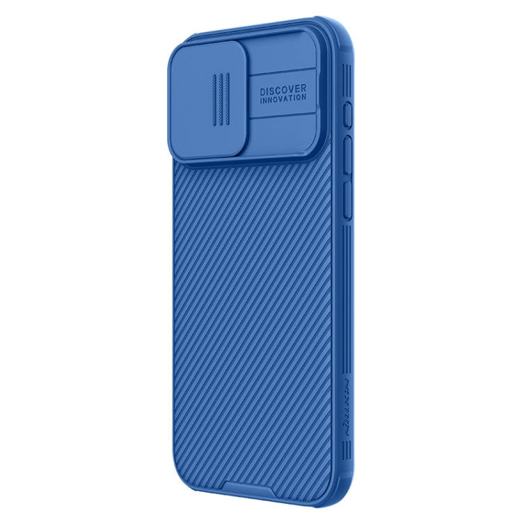 For iPhone 15 Pro Max NILLKIN CamShield Pro Magnetic Magsafe Phone Case(Blue) - free shipping - PMC TechLife - Order now!