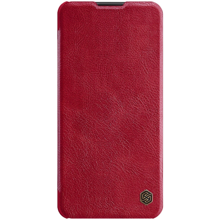 For Samsung Galaxy A21s NILLKIN QIN Series Crazy Horse Texture Horizontal Flip Leather Case with Card Slot(Red) - Galaxy Phone Cases by NILLKIN | Online Shopping South Africa | PMC Jewellery