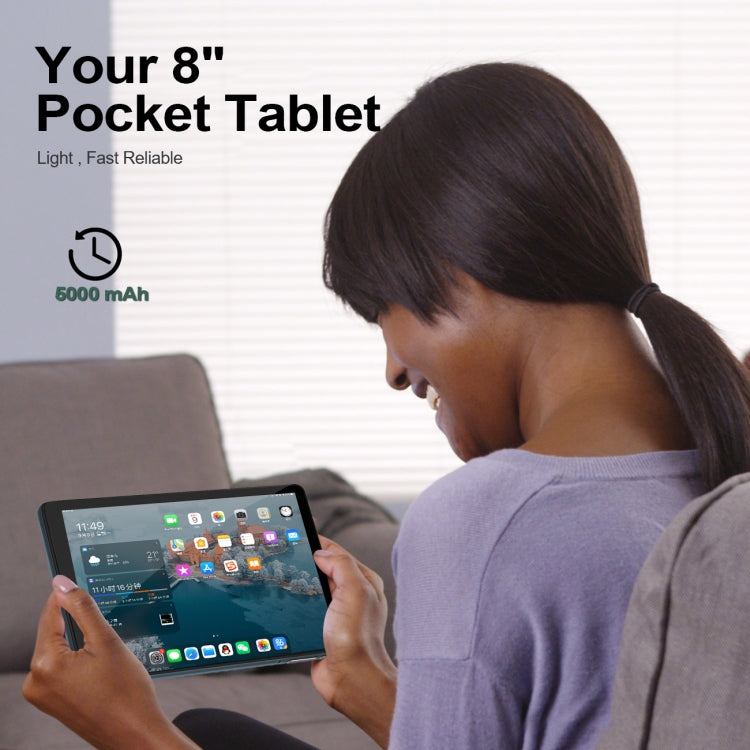 BDF P8 3G Phone Call Tablet PC 8.0 inch, 4GB+64GB, Android 10.0 MTK8321 Octa Core, Support Dual SIM, EU Plug(Silver) - free shipping - PMC TechLife - Order now!