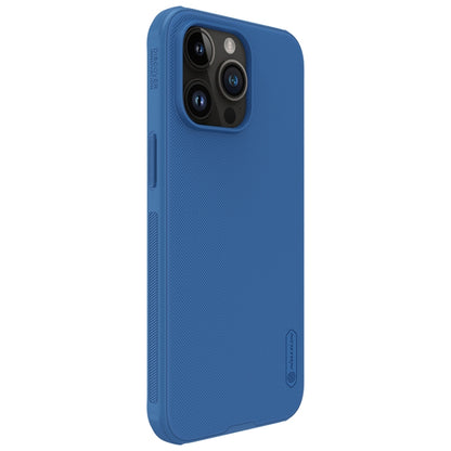 For iPhone 15 Pro Max NILLKIN Frosted Shield Pro PC + TPU Phone Case(Blue) - iPhone 15 Pro Max Cases by NILLKIN | Online Shopping South Africa | PMC Jewellery