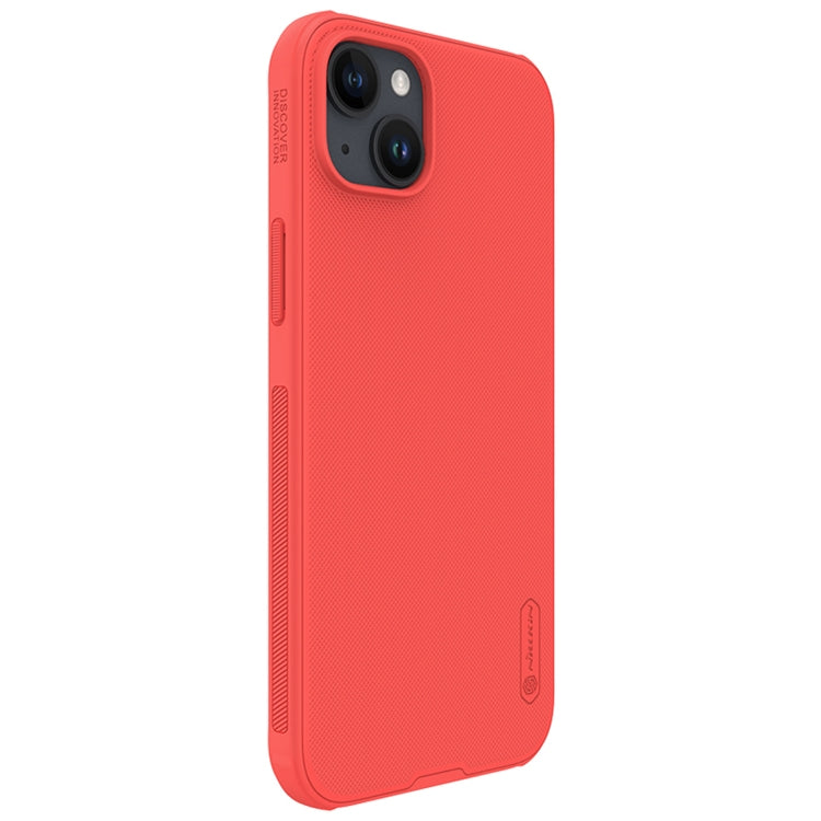 For iPhone 15 Plus NILLKIN Frosted Shield Pro PC + TPU Phone Case(Red) - iPhone 15 Plus Cases by NILLKIN | Online Shopping South Africa | PMC Jewellery