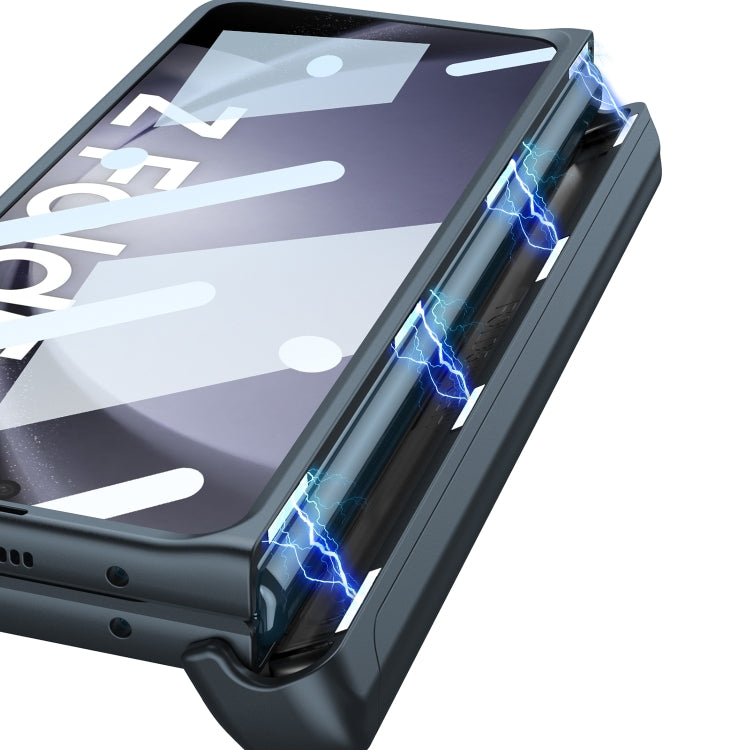 For Samsung Galaxy Z Fold5 GKK Integrated Folding Battle Shell PC Phone Case with Pen Box(Light Blue) - free shipping - PMC TechLife - Order now!