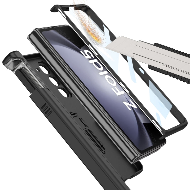 For Samsung Galaxy Z Fold5 GKK Integrated Folding Battle Shell PC Phone Case with Pen Box(Light Blue) - free shipping - PMC TechLife - Order now!