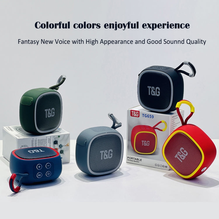 T&G TG659 Outdoor Portable TWS Mini Bluetooth Speaker(Red) - Mini Speaker by T&G | Online Shopping South Africa | PMC TechLife | Buy Now Pay Later Mobicred