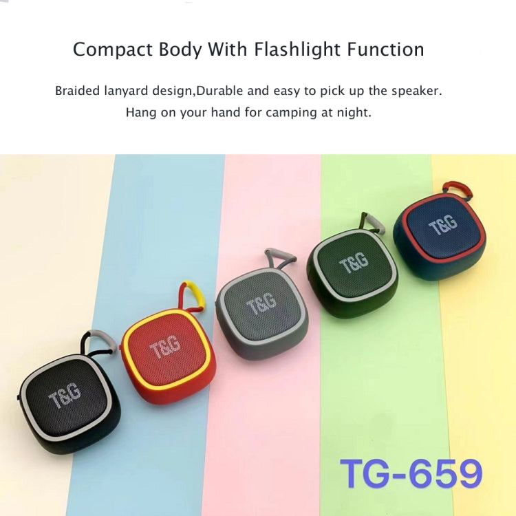 T&G TG659 Outdoor Portable TWS Mini Bluetooth Speaker(Black) - Mini Speaker by T&G | Online Shopping South Africa | PMC TechLife