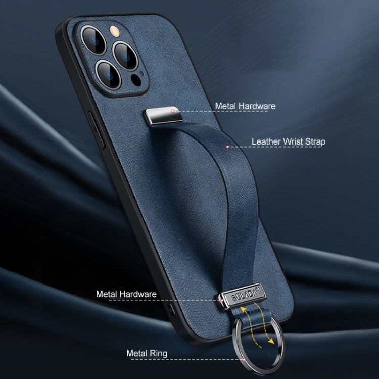For iPhone 15 Pro Max SULADA Tide Cool Series PC + Leather Texture Skin Feel Phone Case(Black) - iPhone 15 Pro Max Cases by SULADA | Online Shopping South Africa | PMC TechLife | Buy Now Pay Later Mobicred