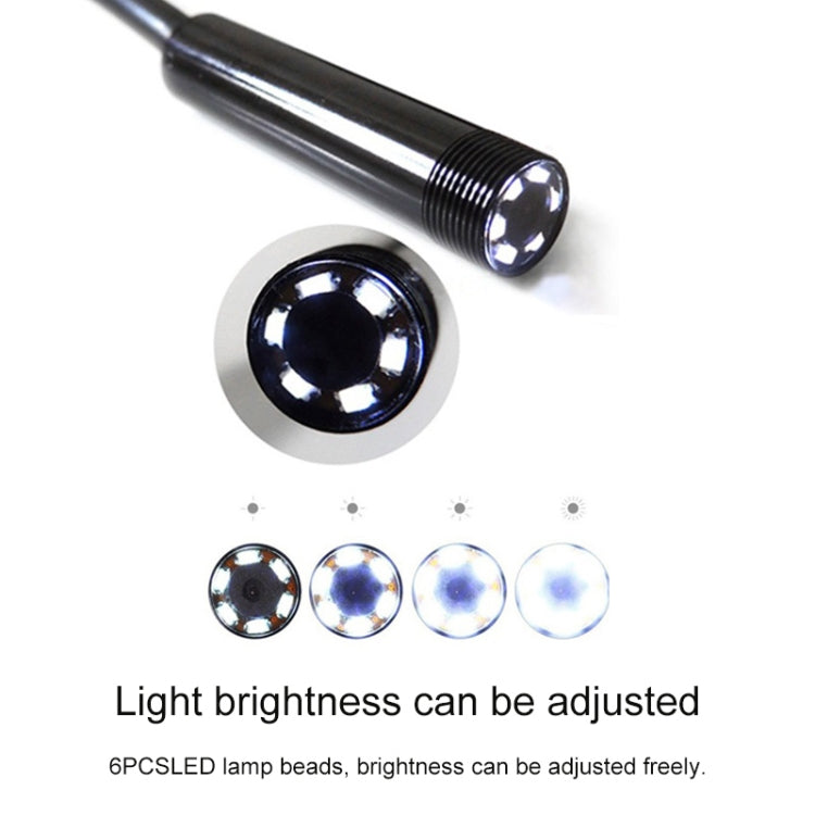 AN97 Waterproof Micro USB Endoscope Hard Tube Inspection Camera for Parts of OTG Function Android Mobile Phone, with 6 LEDs, Lens Diameter:8mm(Length: 5m) - free shipping - PMC TechLife - Order now!