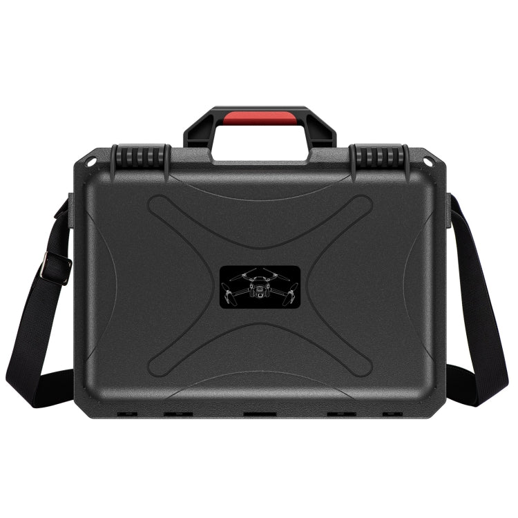 For DJI Mini 4 Pro STARTRC Drone Kit Waterproof ABS Suitcase Storage Box(Black Red) - Carry Cases & Bags by STARTRC | Online Shopping South Africa | PMC Jewellery | Buy Now Pay Later Mobicred