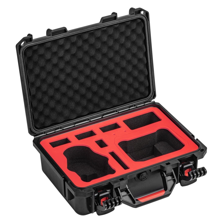 For DJI Mini 4 Pro STARTRC Drone Kit Waterproof ABS Suitcase Storage Box(Black Red) - Carry Cases & Bags by STARTRC | Online Shopping South Africa | PMC Jewellery | Buy Now Pay Later Mobicred