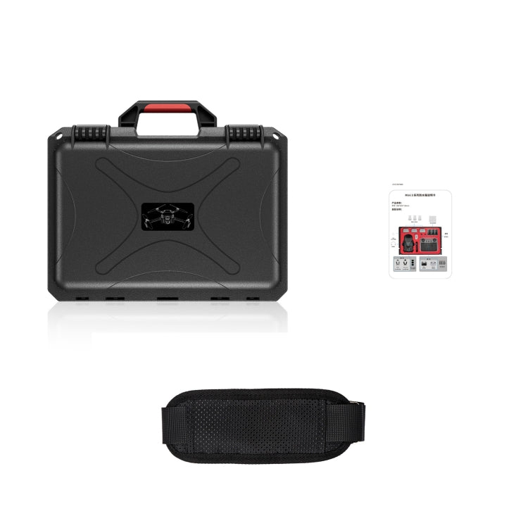 For DJI Mini 4 Pro STARTRC Drone Kit Waterproof ABS Suitcase Storage Box(Black Red) - Carry Cases & Bags by STARTRC | Online Shopping South Africa | PMC Jewellery | Buy Now Pay Later Mobicred