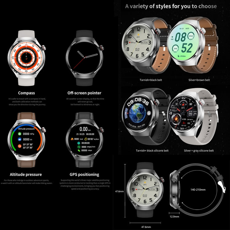G4 Smart Bracelet 1.53 inch Smart Watch, Support Bluetooth Call / NFC / Heart Rate(Silver) - free shipping - PMC TechLife - Order now!