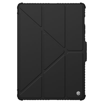 For Samsung Galaxy Tab S9+ NILLKIN Bumper Pro Camshield Tablet Leather Case(Black) - Galaxy Tab S9+ Cases by NILLKIN | Online Shopping South Africa | PMC Jewellery