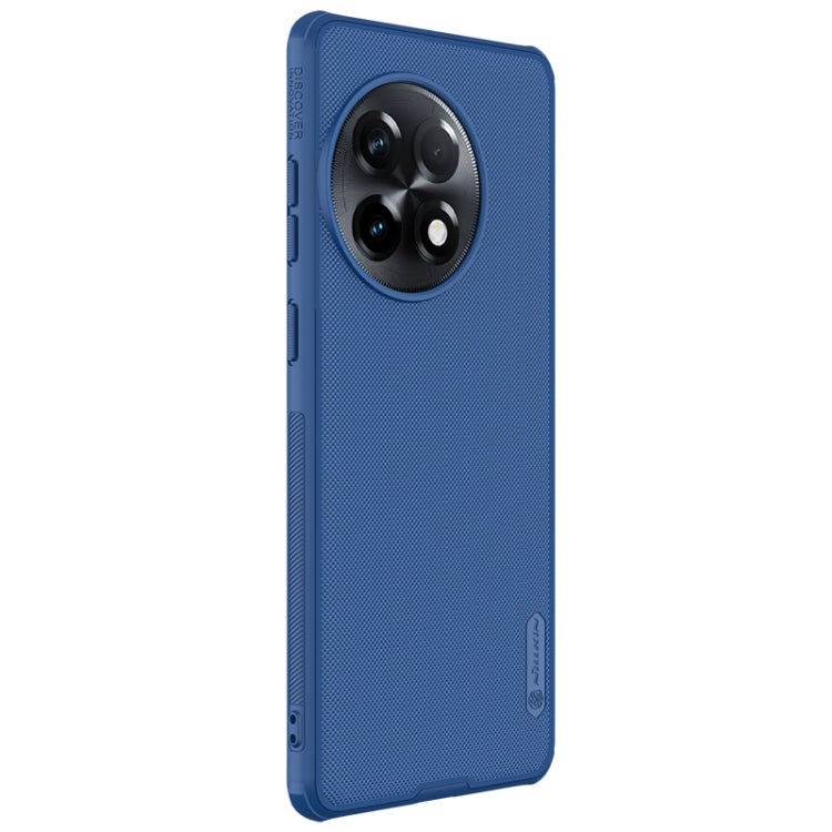 For OnePlus Ace 2 Pro NILLKIN Frosted Shield Pro PC + TPU Phone Case(Blue) - OnePlus Cases by NILLKIN | Online Shopping South Africa | PMC Jewellery
