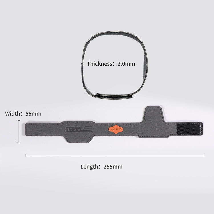 For DJI Mini 4 Pro STARTRC Drone PU Propellers Holder Guard Prop Blade Stabilizer(Grey) - Mount & Holder by STARTRC | Online Shopping South Africa | PMC TechLife | Buy Now Pay Later Mobicred