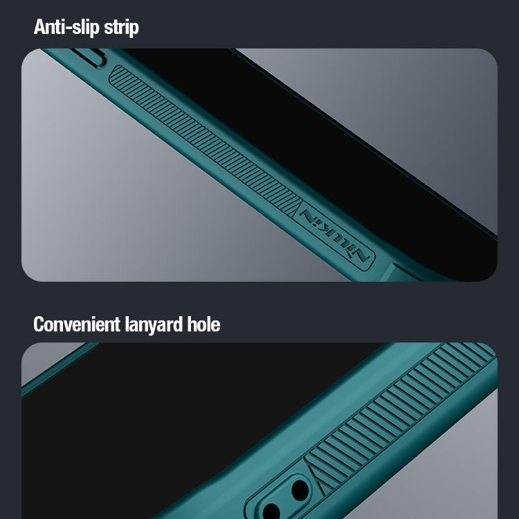 For iPhone 15 Pro Max NILLKIN CamShield Prop Series PC + TPU Phone Case(Blue) - iPhone 15 Pro Max Cases by NILLKIN | Online Shopping South Africa | PMC Jewellery | Buy Now Pay Later Mobicred