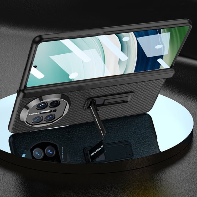 For Huawei Mate X5 GKK Magnetic Hinge Flip Leather Phone Case with Holder(Black) - free shipping - PMC TechLife - Order now!