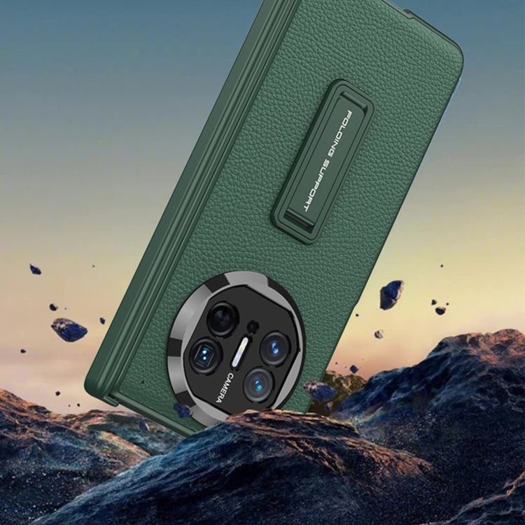 For Huawei Mate X5 GKK Magnetic Hinge Flip Leather Phone Case with Holder(Black) - free shipping - PMC TechLife - Order now!