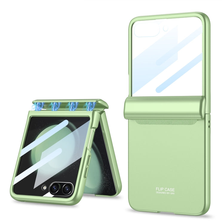 For Samsung Galaxy Z Flip5 GKK Integrated Full Coverage Folding Phone Case(Matcha Green) - Galaxy Z Flip5 Cases by GKK | Online Shopping South Africa | PMC TechLife | Buy Now Pay Later Mobicred