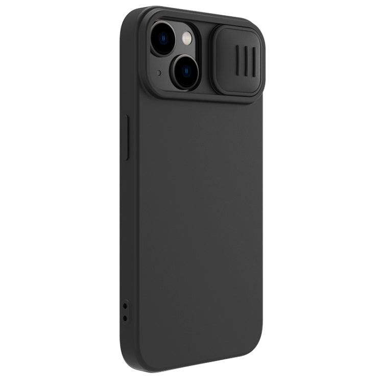 For iPhone 15 Plus NILLKIN CamShield MagSafe Liquid Silicone Phone Case(Black) - iPhone 15 Plus Cases by NILLKIN | Online Shopping South Africa | PMC Jewellery