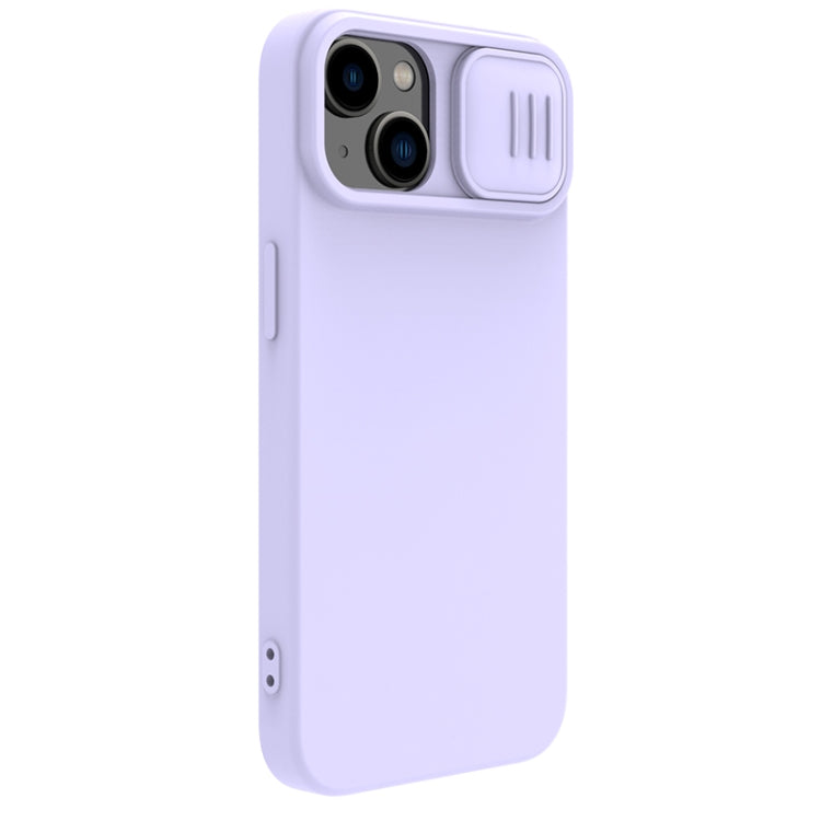 For iPhone 15 Plus NILLKIN CamShield Liquid Silicone Phone Case(Purple) - iPhone 15 Plus Cases by NILLKIN | Online Shopping South Africa | PMC Jewellery