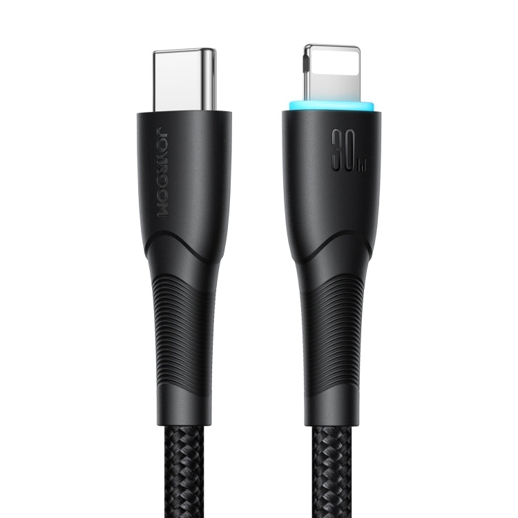 JOYROOM SA32-CL3 Starry Series 30W USB-C / Type-C to 8 Pin Fast Charging Data Cable, Length:1m(Black) - 2 in 1 Cable by JOYROOM | Online Shopping South Africa | PMC Jewellery