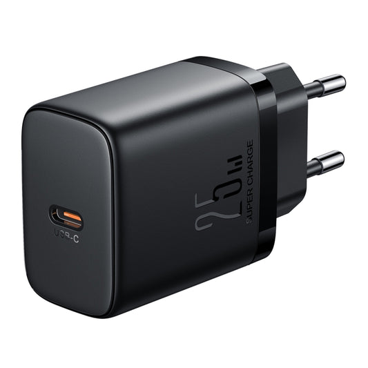 JOYROOM JR-TCF11 25W USB-C / Type-C Port Fast Charger, Specification:EU Plug(Black) - USB Charger by JOYROOM | Online Shopping South Africa | PMC Jewellery