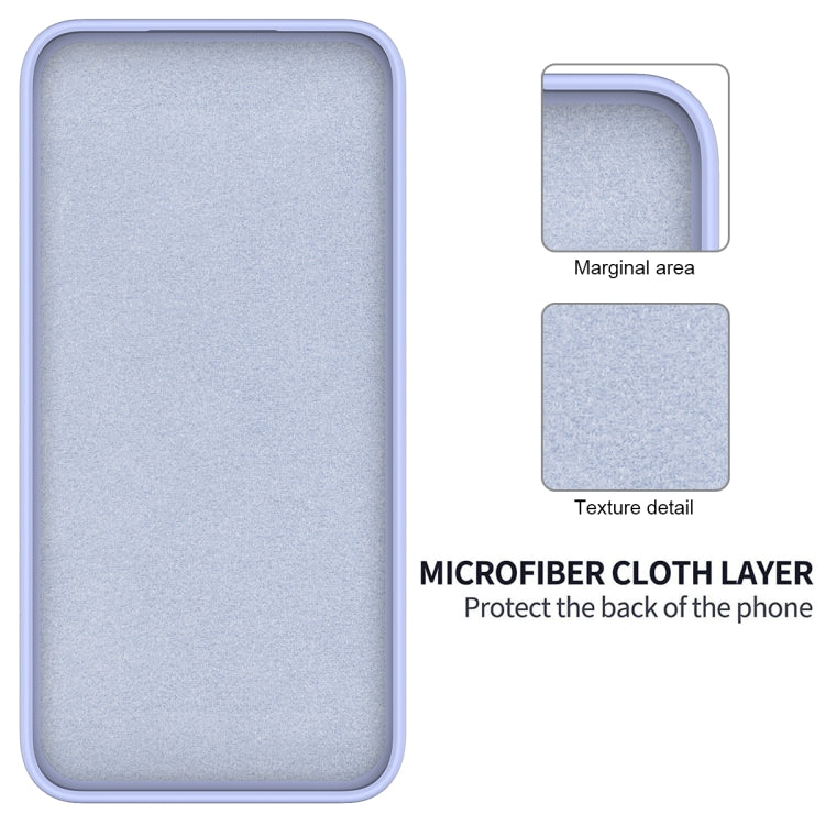 For Samsung Galaxy A35 5G Solid Color Liquid Silicone Dropproof Full Coverage Phone Case(Purple) - Galaxy Phone Cases by PMC TechLife | Online Shopping South Africa | PMC TechLife | Buy Now Pay Later Mobicred