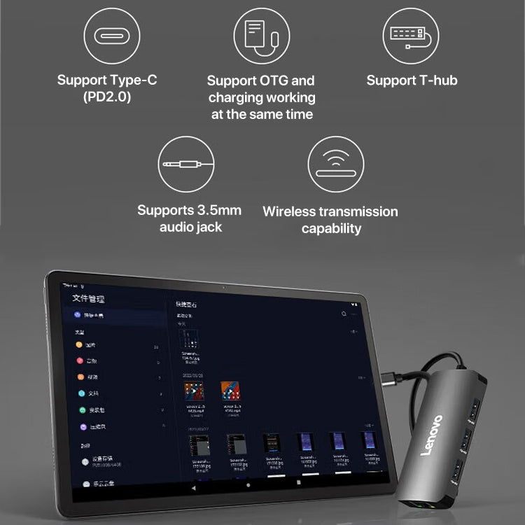 Lenovo K10 Pro 10.6 inch WiFi Tablet, 4GB+128GB, Android 12, MediaTek Helio G80 Octa Core, Support Face Identification(Grey) - free shipping - PMC TechLife - Order now!