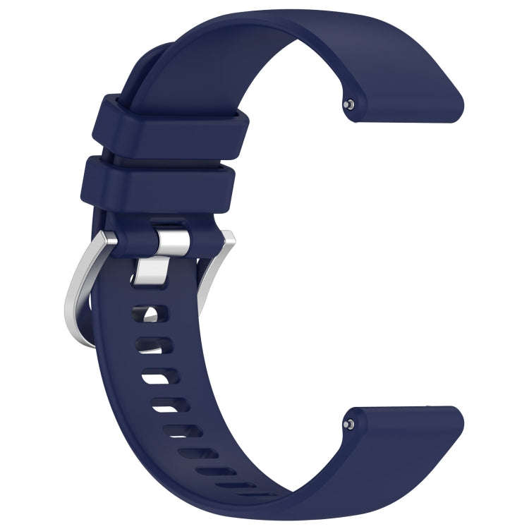 For Garmin vivoactive 5 / Active 5 20mm Silicone Watch Band(Dark Blue) - Watch Bands by PMC TechLife | Online Shopping South Africa | PMC TechLife