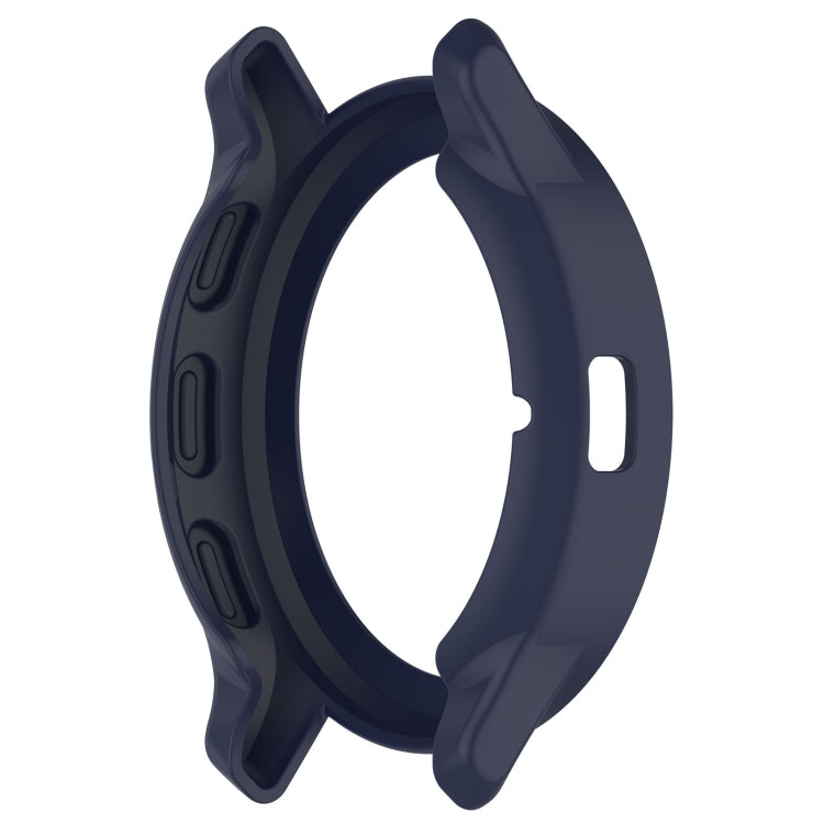 For Garmin Venu 3S Half Pack Hollow TPU Armor Watch Protective Case(Dark Blue) - Watch Cases by PMC TechLife | Online Shopping South Africa | PMC TechLife