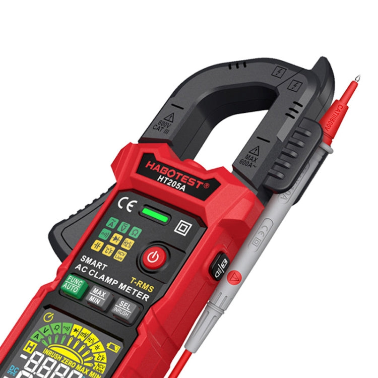 HABOTEST HT205A Multifunctional Intelligent Burn-proof Clamp Multimeter - Digital Multimeter by HABOTEST | Online Shopping South Africa | PMC Jewellery | Buy Now Pay Later Mobicred