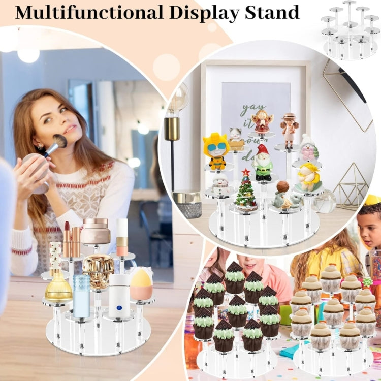 YX066 Acrylic Circular Cupcake Stand - free shipping - PMC TechLife - Order now!