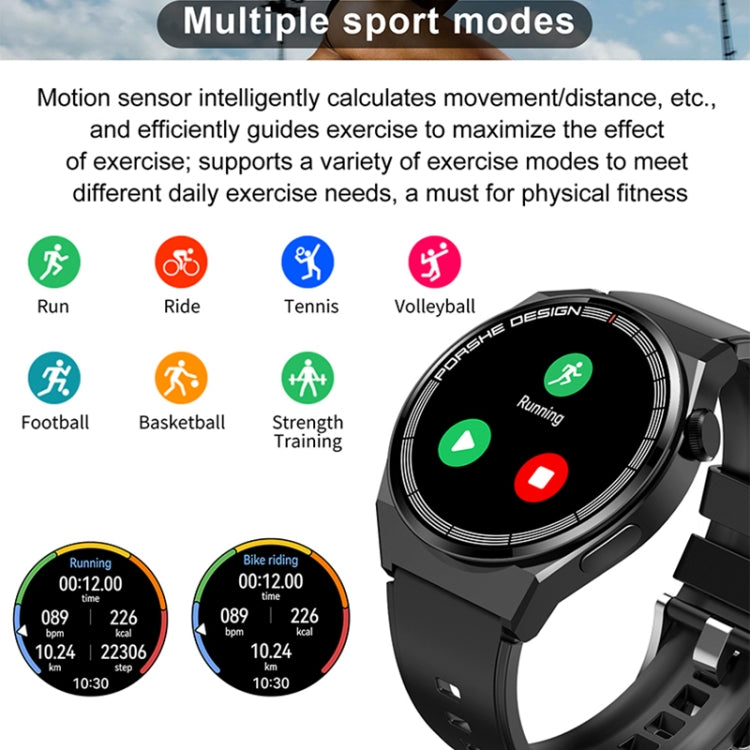 TM06 Smart Bracelet, 1.28 inch IP67 Waterproof Smart Watch, Bluetooth Call / Heart Rate / Blood Pressure / Blood Oxygen(Black) - Smart Watches by PMC Jewellery | Online Shopping South Africa | PMC Jewellery