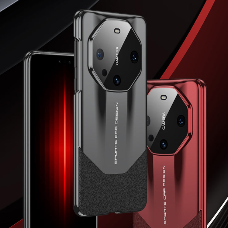 For Huawei Mate 60 GKK Leather Supercar Shockproof Phone Case(Red) - free shipping - PMC TechLife - Order now!