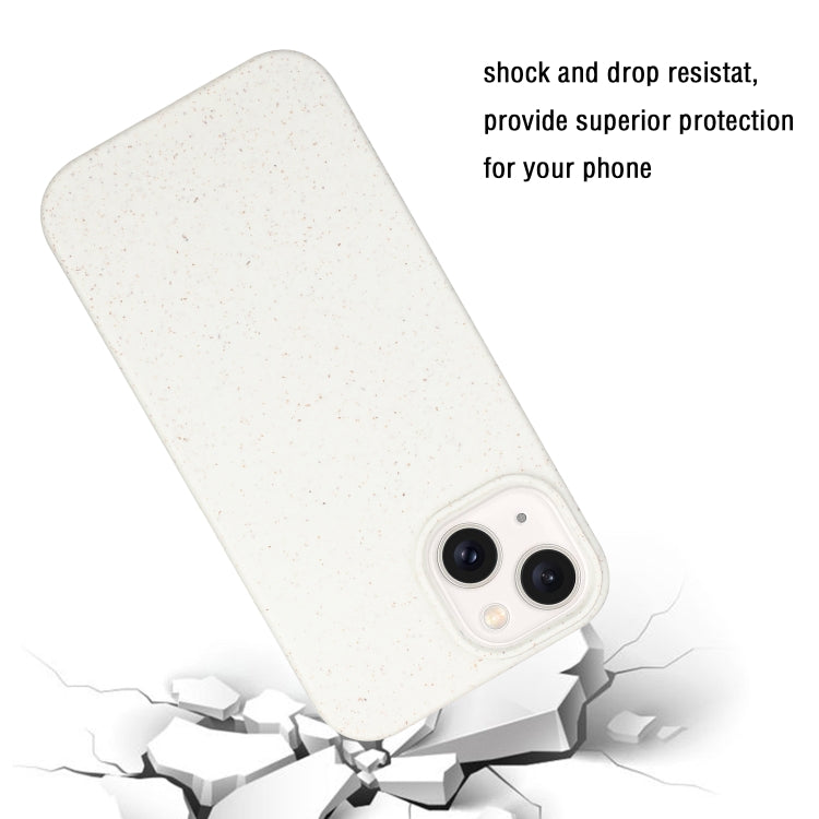 For iPhone 13 Wheat MagSafe Magnetic Straw Material + TPU Phone Case(White) - iPhone 13 Cases by PMC TechLife | Online Shopping South Africa | PMC TechLife | Buy Now Pay Later Mobicred