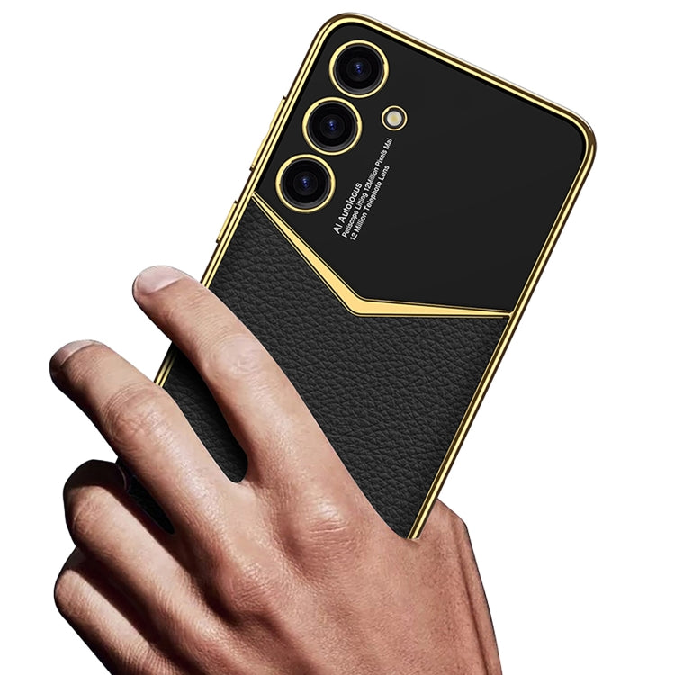 For Samsung Galaxy S24+ 5G GKK Plating Soft TPU + Leather Full Coverage Phone Case without Pen(Purple) - Galaxy S24+ 5G Cases by GKK | Online Shopping South Africa | PMC TechLife | Buy Now Pay Later Mobicred