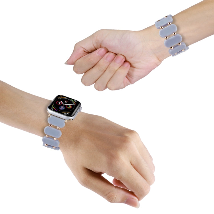 For Apple Watch Series 8 45mm Stretch Resin Watch Band(Blue Ocean) - free shipping - PMC TechLife - Order now!