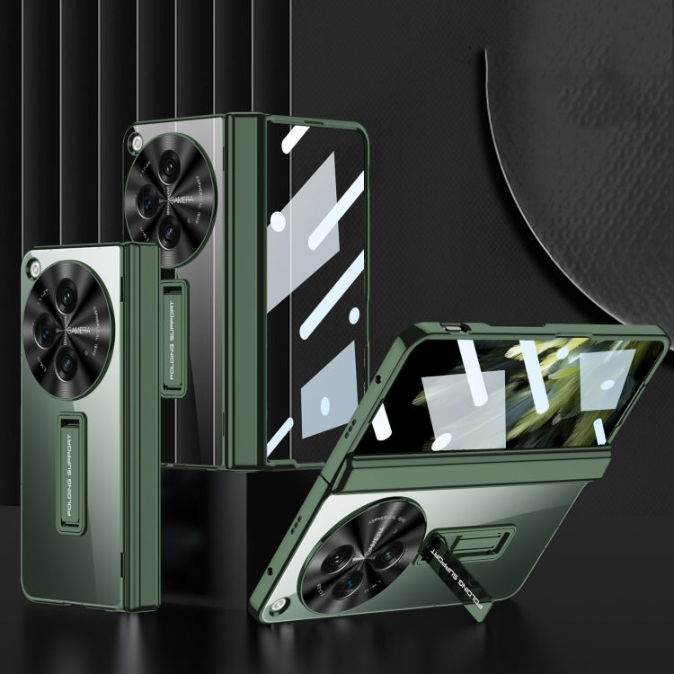 For OPPO Find N3 / OnePlus Open GKK Integrated Magnetic Fold Hinge Shockproof Phone Case(Green) - OPPO Cases by GKK | Online Shopping South Africa | PMC TechLife | Buy Now Pay Later Mobicred