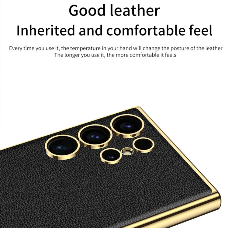 For Samsung Galaxy S24 Ultra 5G GKK Plating TPU + Leather Full Coverage Phone Case(Green) - free shipping - PMC TechLife - Order now!