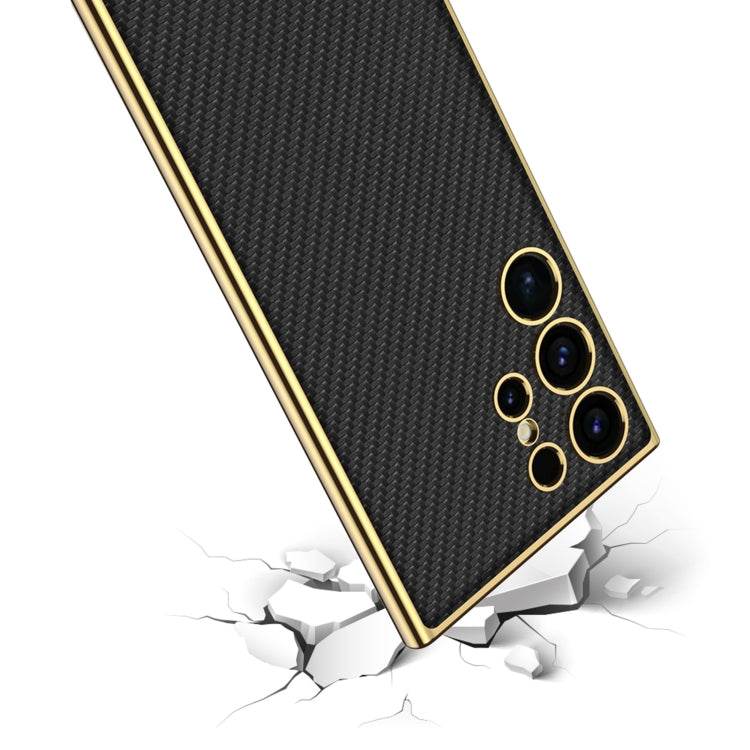 For Samsung Galaxy S24 Ultra 5G GKK Plating TPU + Leather Full Coverage Phone Case(Green) - free shipping - PMC TechLife - Order now!